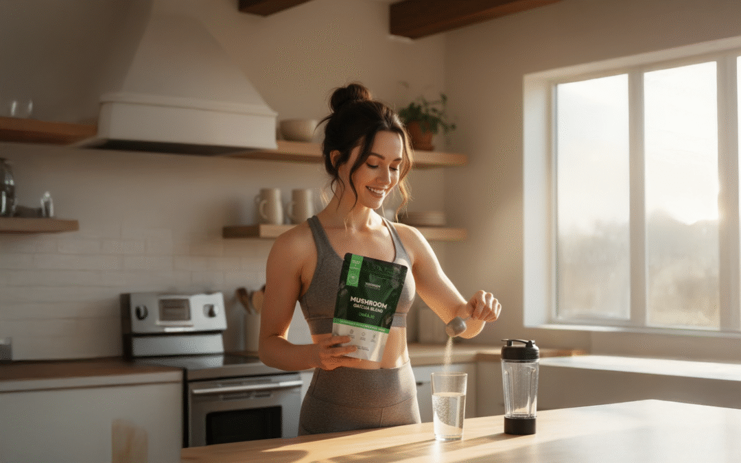 Mushroom Matcha Blend for Steady Energy and Inner Calm